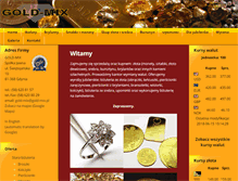 Tablet Screenshot of gold-mix.pl
